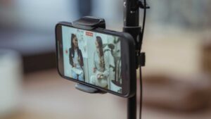 tournage d'une vidéo