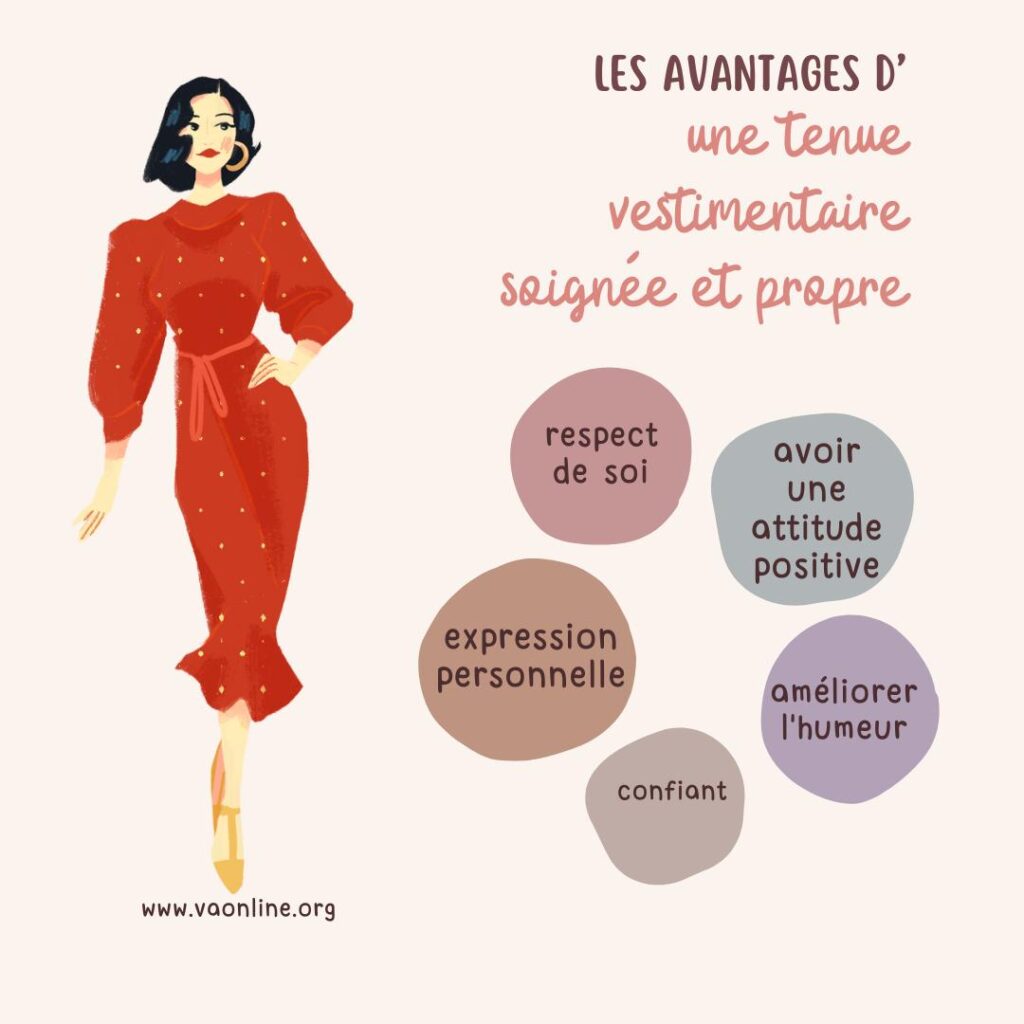tenue vestimentaire soignée et propre avantages