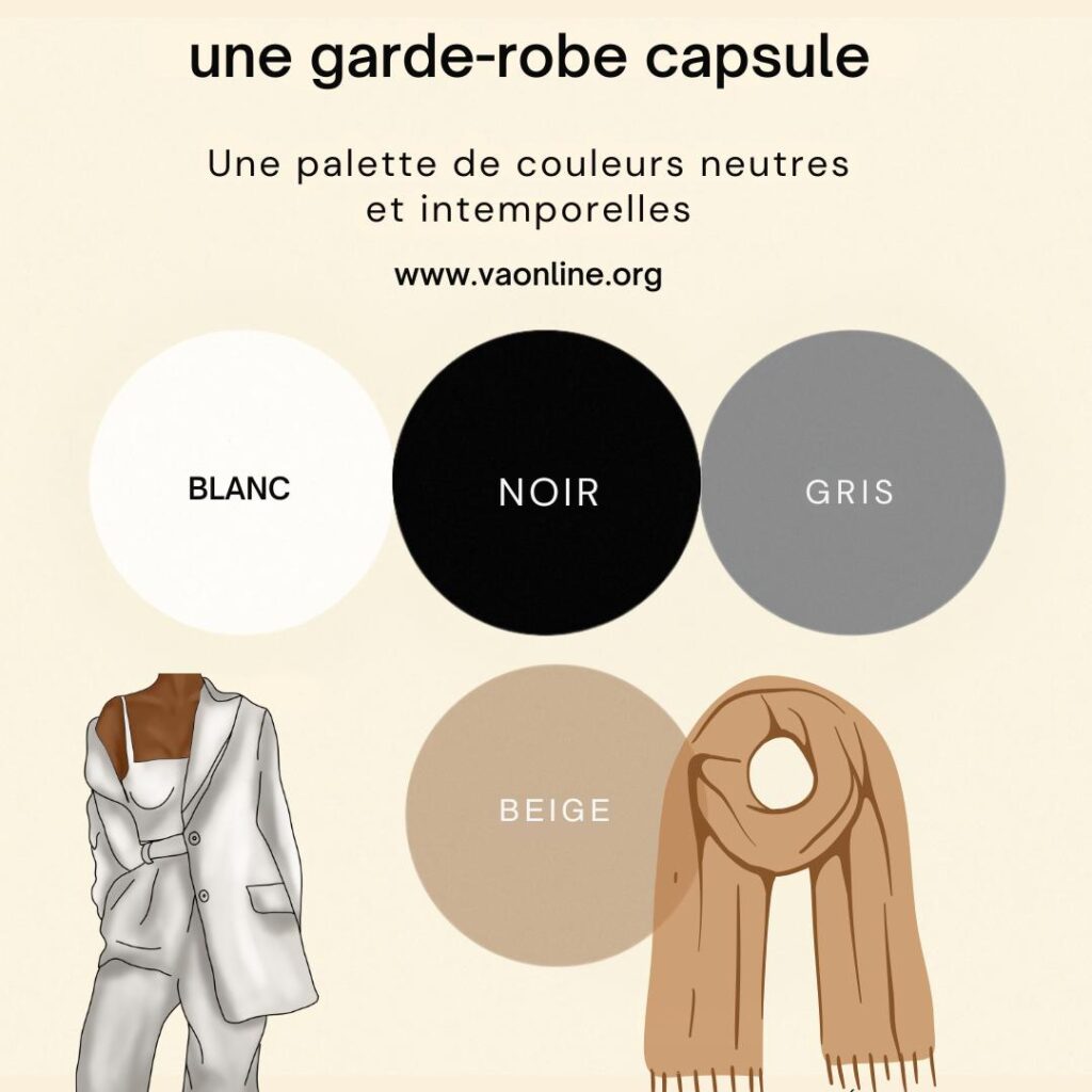 ton couleurs garde robe capsule