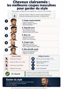 coupe cheveux clairesemes homme